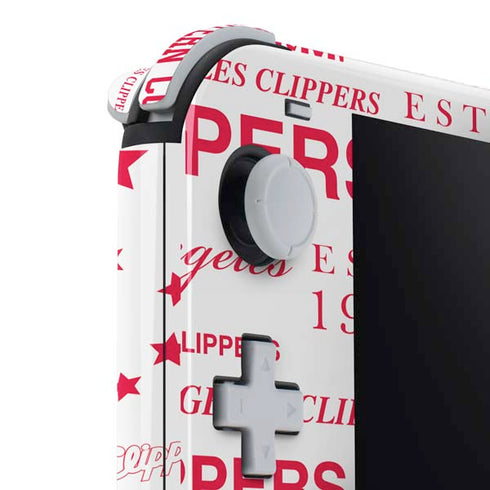 NBA Los Angeles Clippers Blast Logos Nintendo Switch Lite Skin